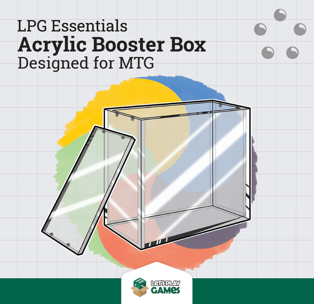 LPG Essentials Acrylic Booster Box Protector - MTG Collector Box Size