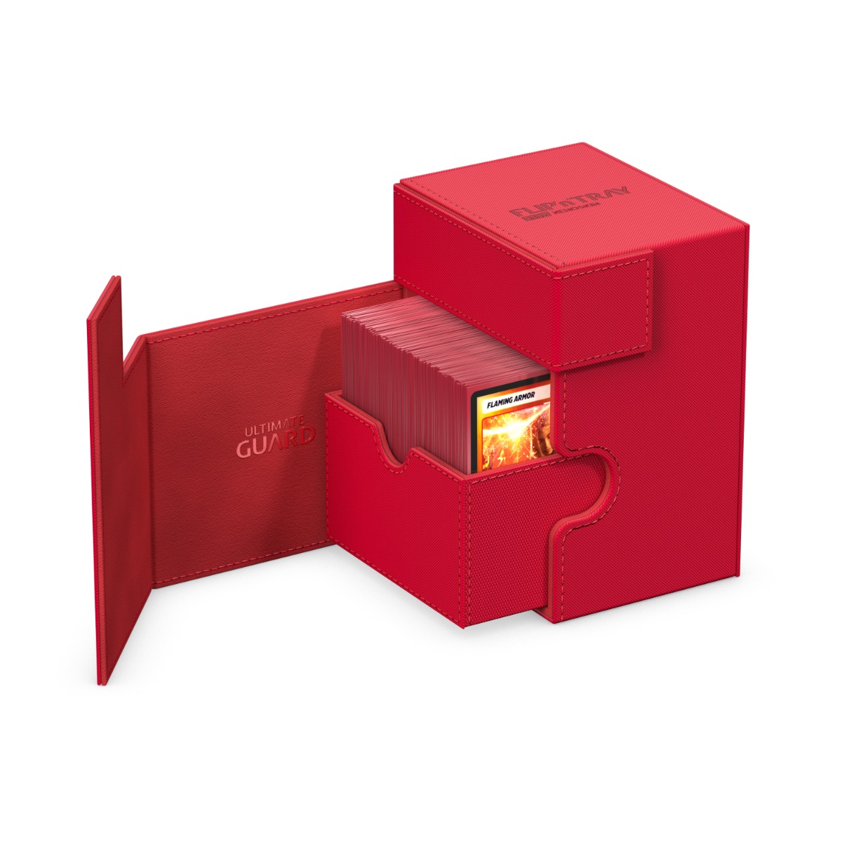 Ultimate Guard: Deck Box – XenoSkin Flip'n'Tray 133+ – Red