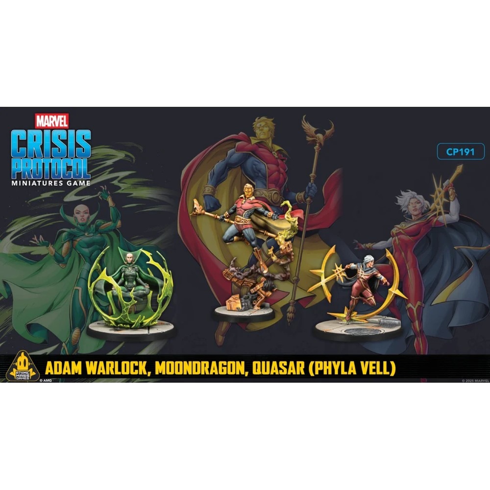 Marvel: Crisis Protocol – Adam Warlock, Moondragon, & Quasar