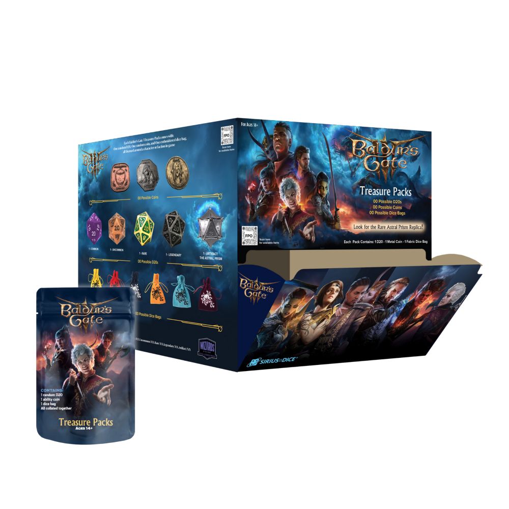 Sirius Dice - D&D Baldur's Gate 3 Treasure Packs Blind Box