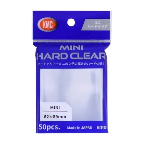 KMC: Mini Sleeves – Hard Clear