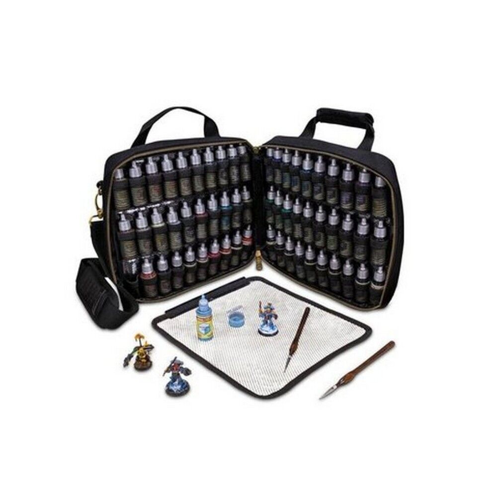 ENHANCE Tabletop Miniature Figure Paint Case - Black