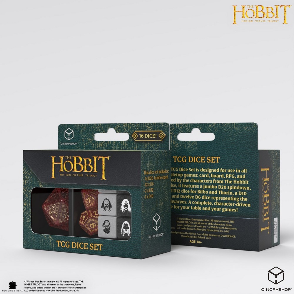 Q Workshop - The Hobbit TCG Dice Set - Ember Hearth