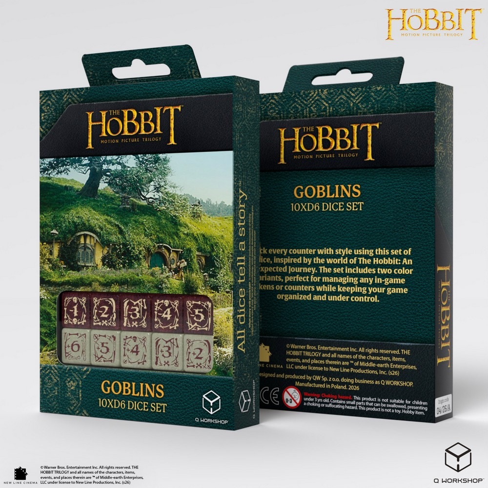 Q Workshop - The Hobbit TCG 10x D6 - Goblins