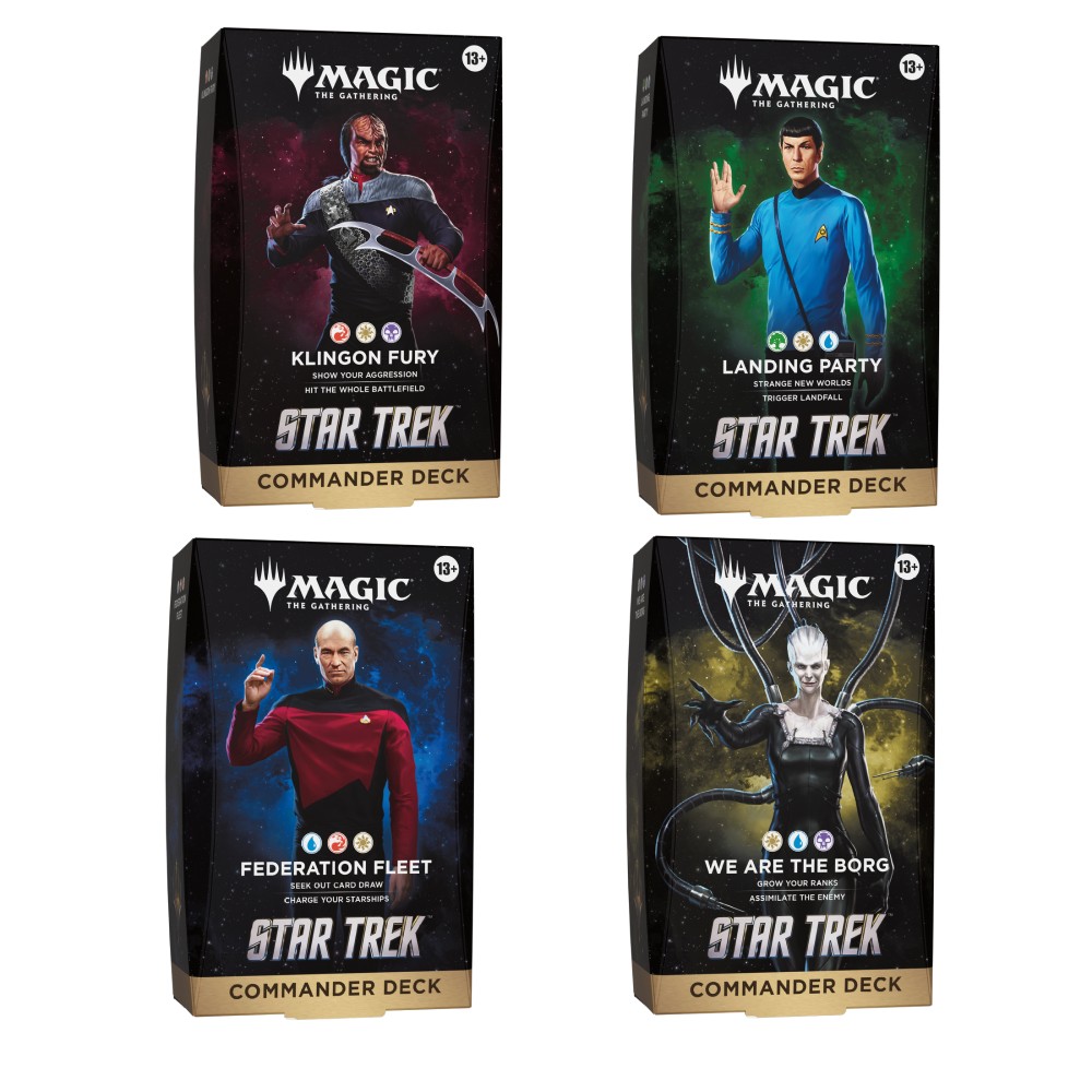 Magic Star Trek - Commander Deck Display