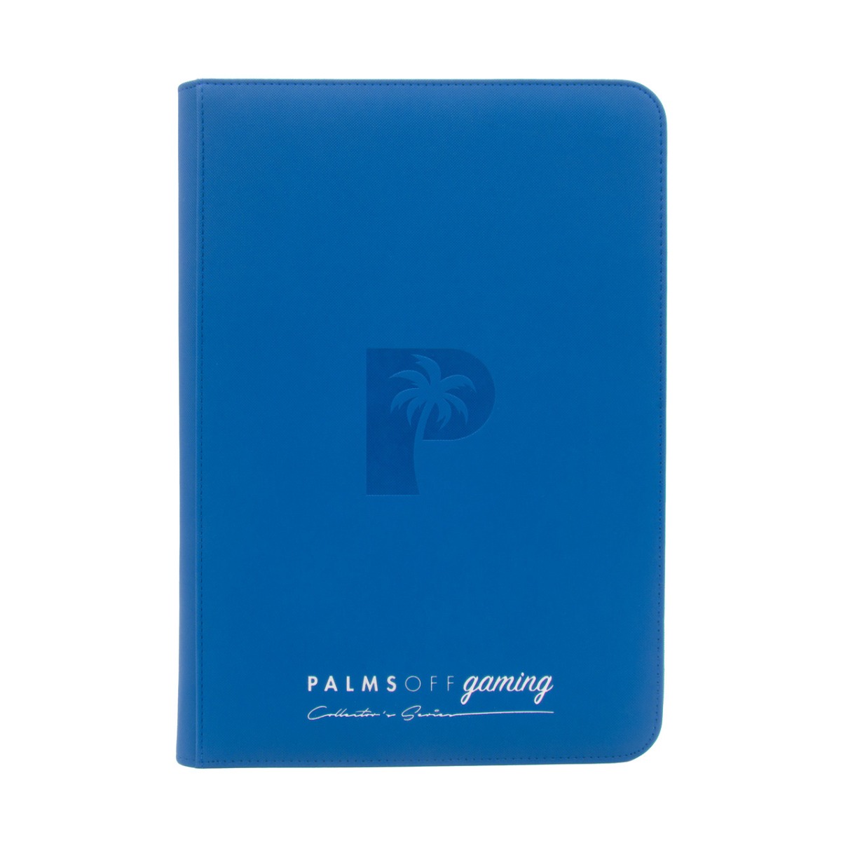 Collector's Series Top Loader Zip Binder - 9 Pocket - Blue - Palms Off Gaming