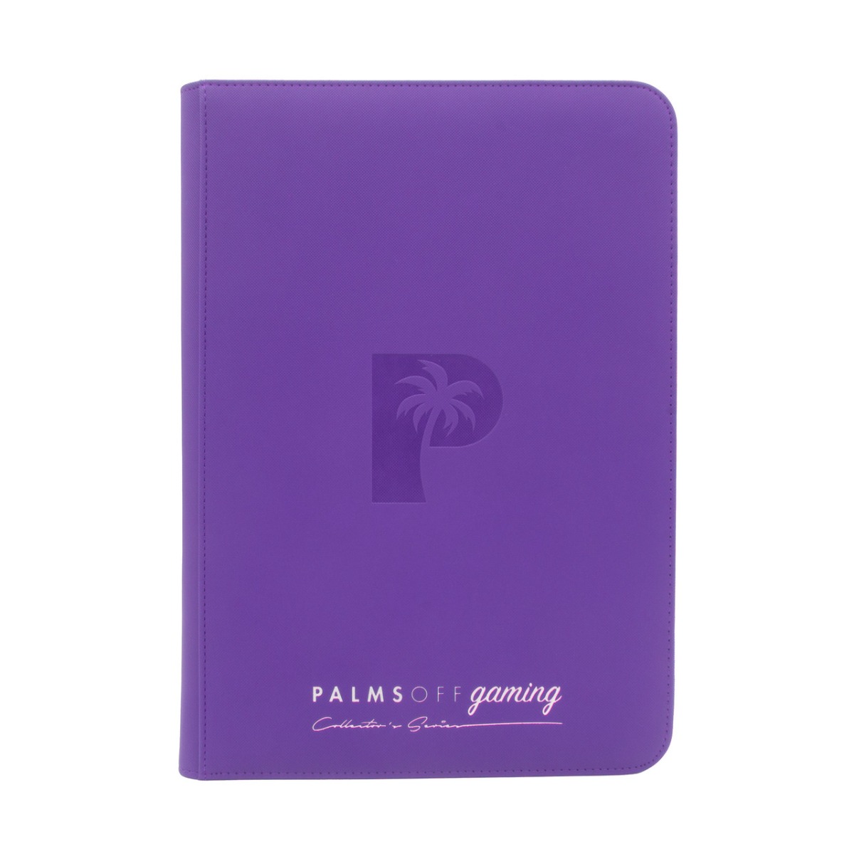 Collector's Series Top Loader Zip Binder - 9 Pocket - Purple - Palms Off Gaming