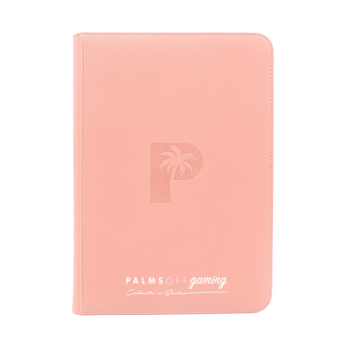 Collector's Series Top Loader Zip Binder - 9 Pocket - Pink - Palms Off Gaming