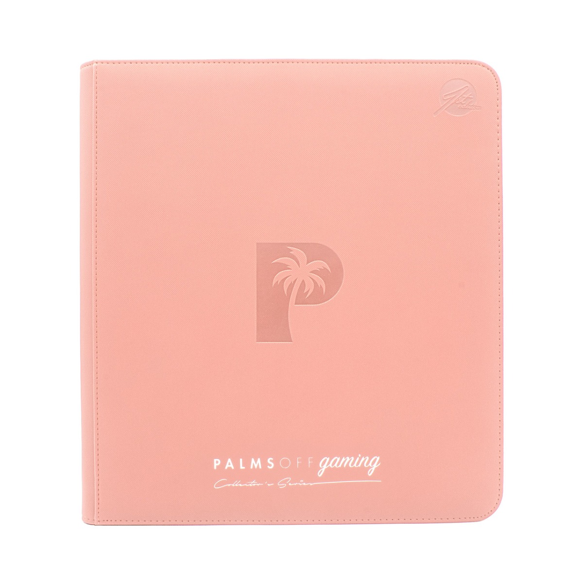Collector's Series 12 Pocket Zip Trading Card Binder - Pink - Palms Off Gaming