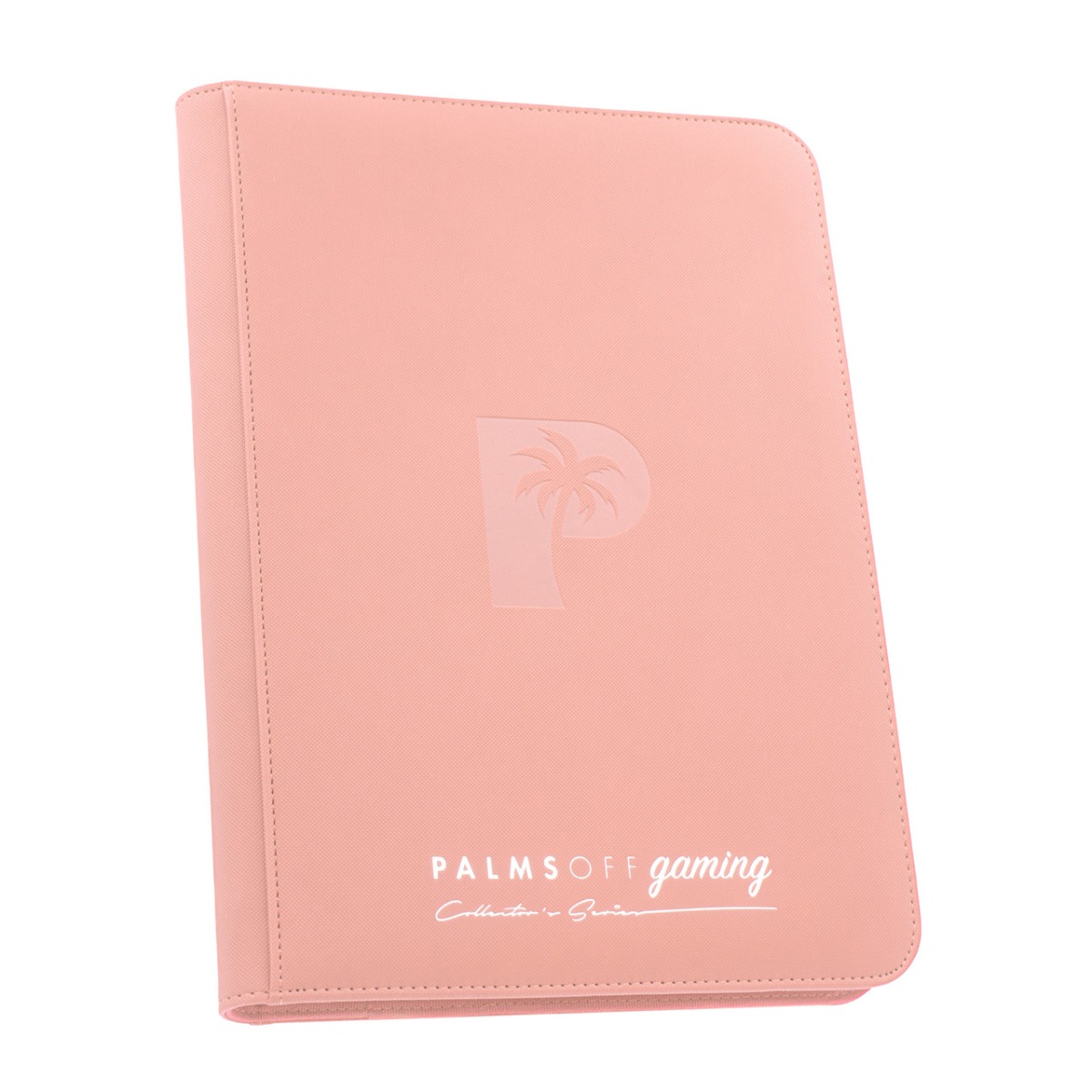 Collector's Series 9 Pocket Zip Trading Card Binder - Pink - Palms Off Gaming