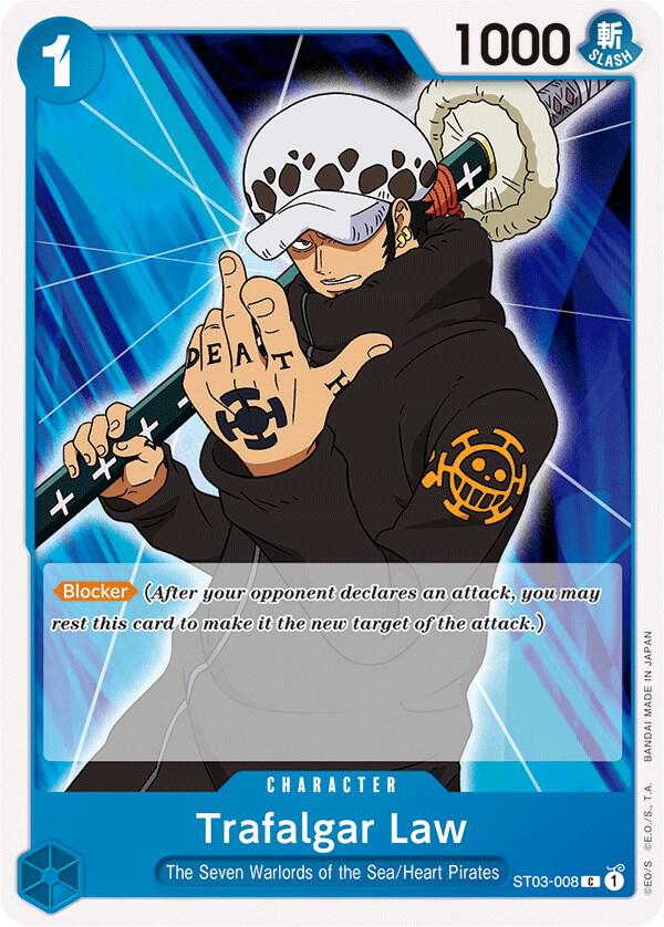 Starter Deck 3: The Seven Warlords of The Sea - ST03-008 - Trafalgar Law - C
