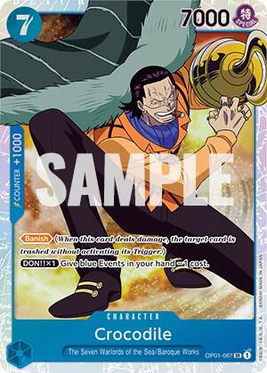 Romance Dawn - OP01-067 - Crocodile (067) - SR - Foil