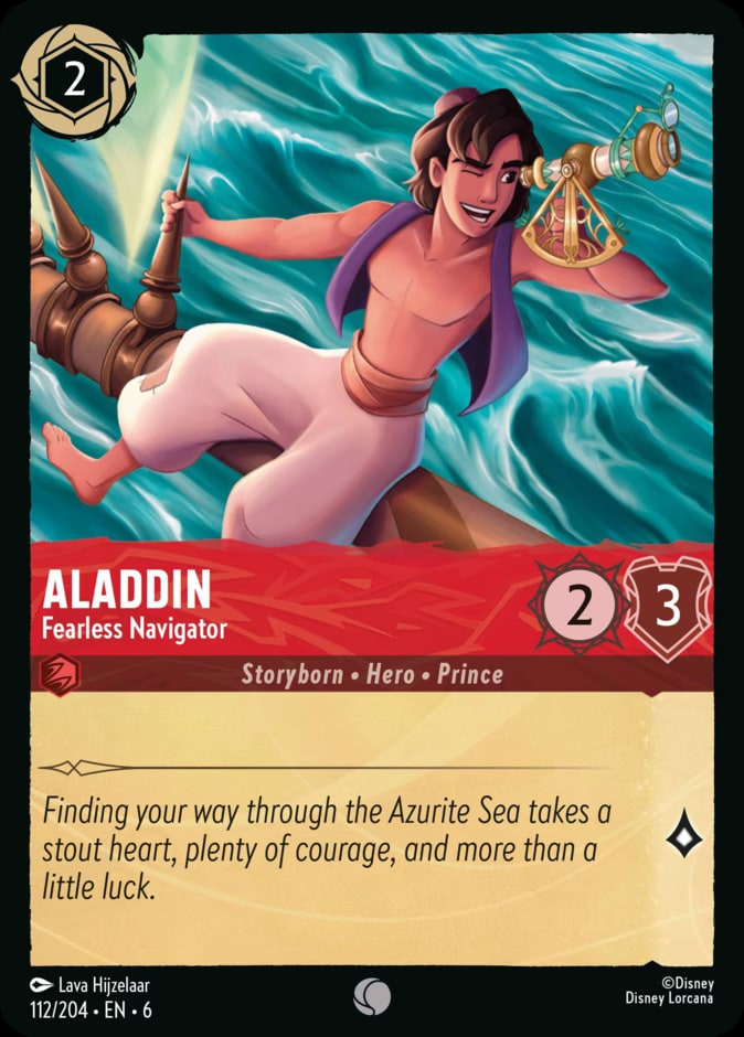 Azurite Sea - 112 - Aladdin - Fearless Navigator - Common