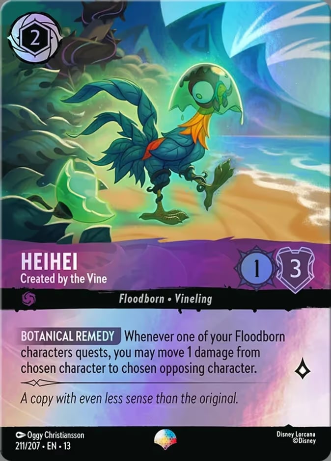 Attack of the Vine! - 211 - Heihei - Created by the Vine - Epic - Foil