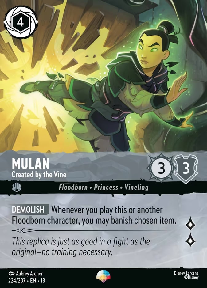 Attack of the Vine! - 224 - Mulan - Created by the Vine - Epic - Foil