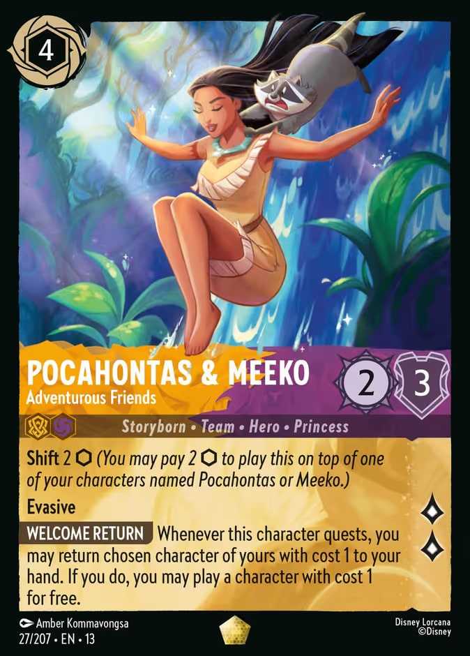 Attack of the Vine! - 27 - Pocahontas & Meeko - Adventurous Friends - Legendary