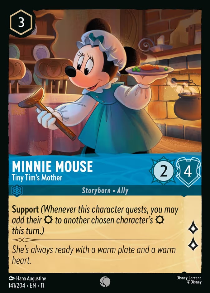 Winterspell - 141 - Minnie Mouse - Tiny Tim's Mother - Common - Foil
