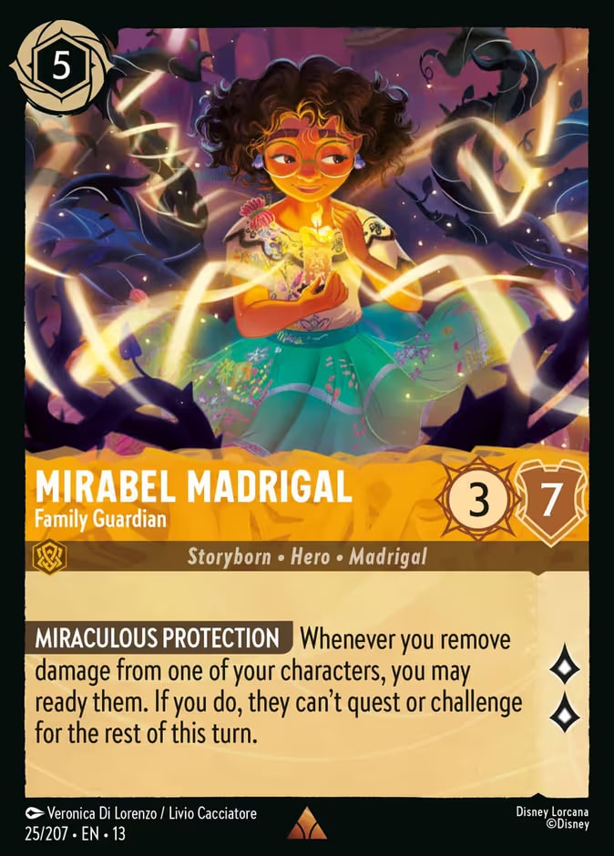 Attack of the Vine! - 25 - Mirabel Madrigal - Family Guardian - Rare