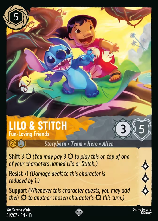 Attack of the Vine! - 31 - Lilo & Stitch - Fun-Loving Friends - Super Rare