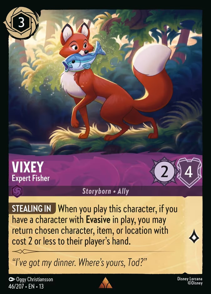 Attack of the Vine! - 46 - Vixey - Expert Fisher - Rare
