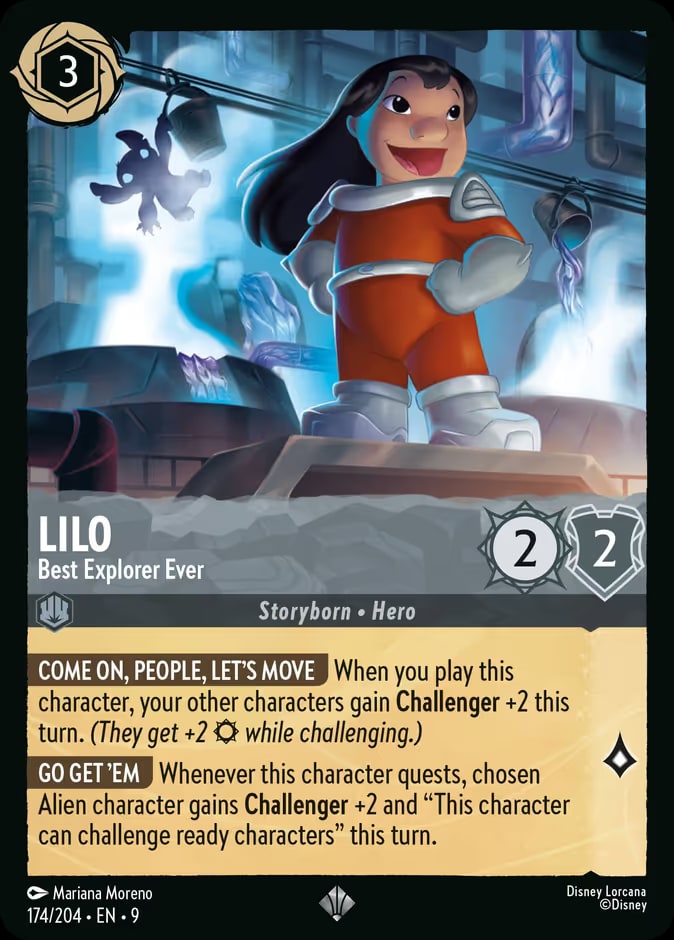 Fabled - 174 - Lilo - Best Explorer Ever - Super Rare