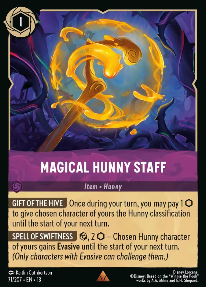 Attack of the Vine! - 71 - Magical Hunny Staff - Rare - Foil