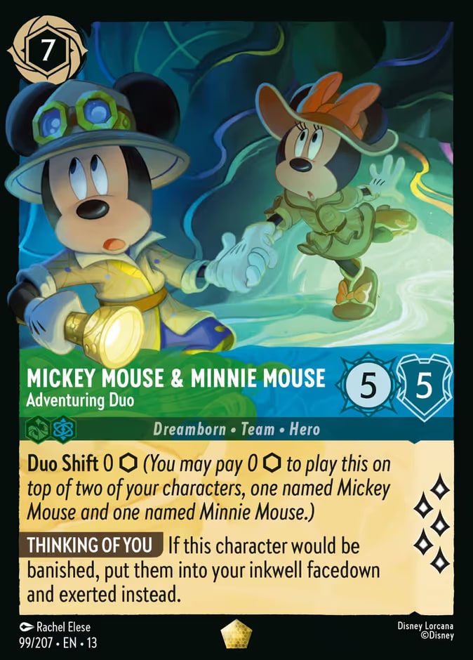 Attack of the Vine! - 99 - Mickey Mouse & Minnie Mouse - Adventuring Duo - Legendary