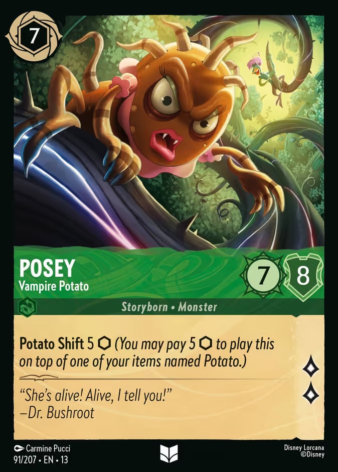 Attack of the Vine! - 91 - Posey - Vampire Potato - Uncommon