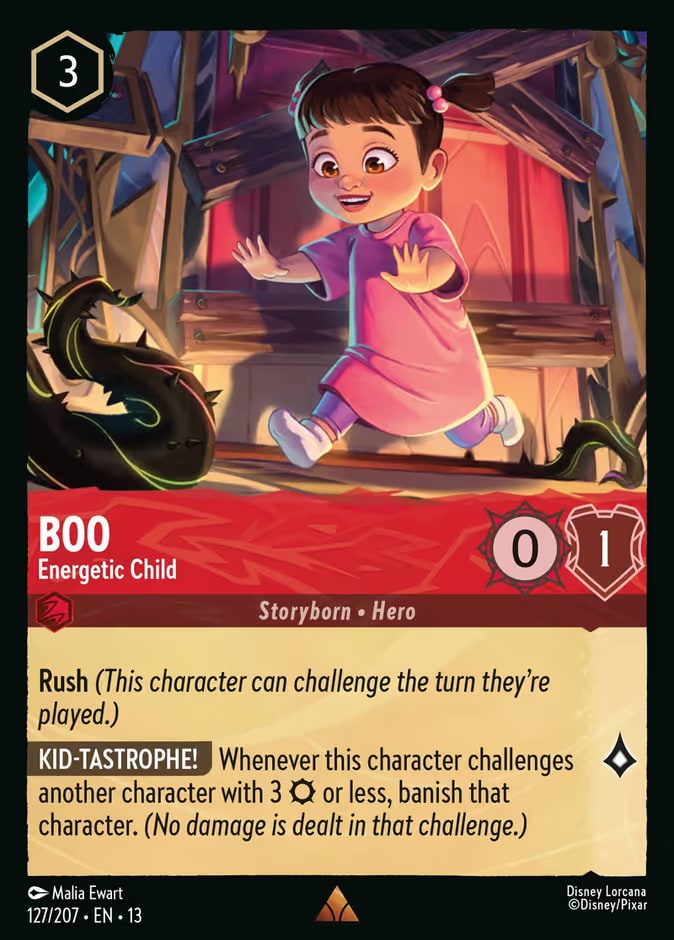 Attack of the Vine! - 127 - Boo - Energetic Child - Rare - Foil