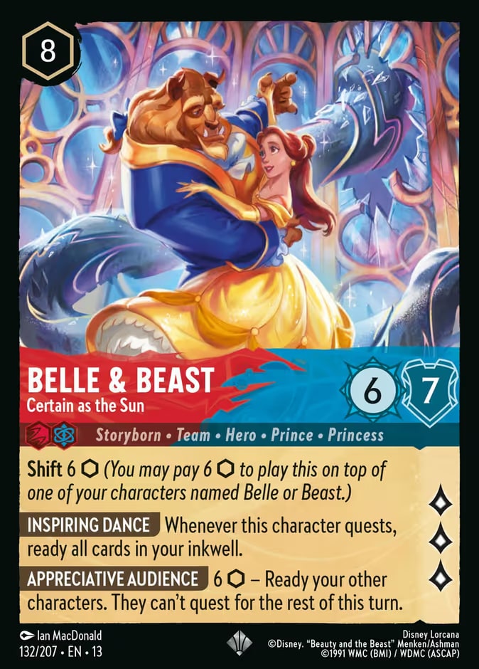 Attack of the Vine! - 132 - Belle & Beast - Certain as the Sun - Super Rare - Foil