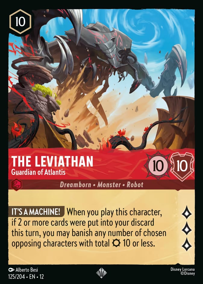 Wilds Unknown - 125 - The Leviathan - Guardian of Atlantis - Super Rare