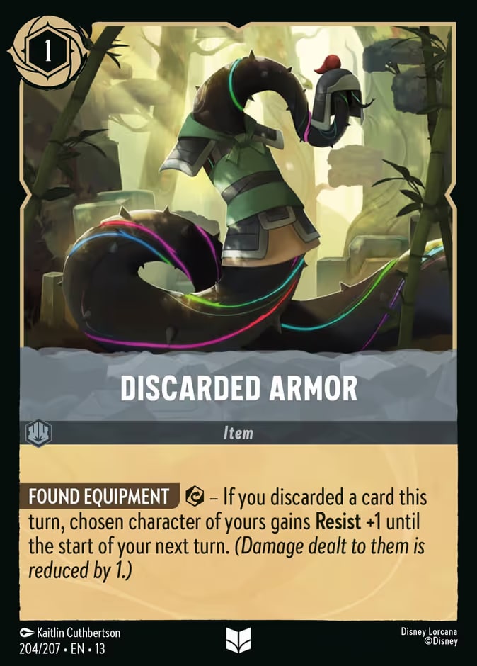 Attack of the Vine! - 204 - Discarded Armor - Uncommon