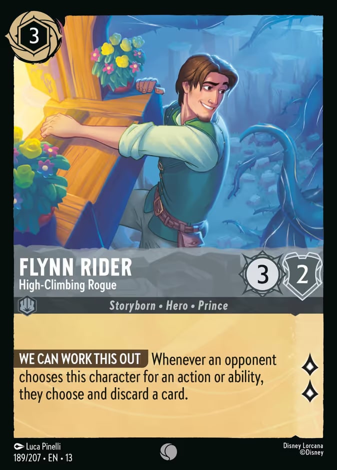 Attack of the Vine! - 189 - Flynn Rider - High-Climbing Rogue - Common