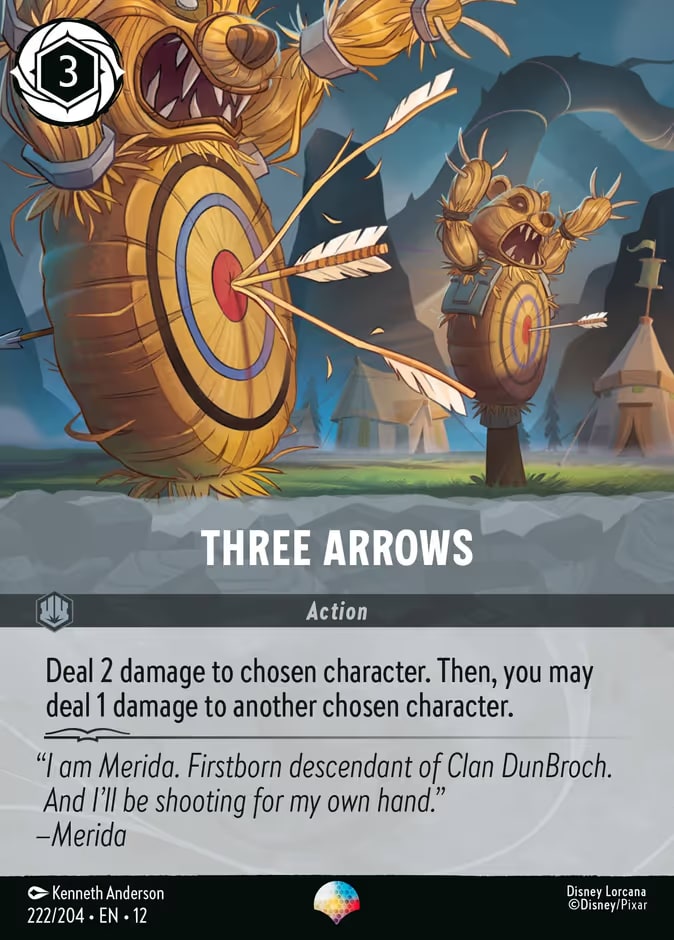 Wilds Unknown - 222 - Three Arrows - Epic - Foil