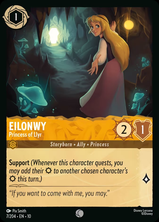 Whispers in the Well - 7 - Eilonwy - Princess of Llyr - Common - Foil