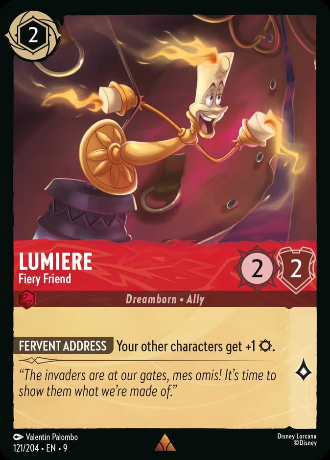 Fabled - 121 - Lumiere - Fiery Friend - Rare