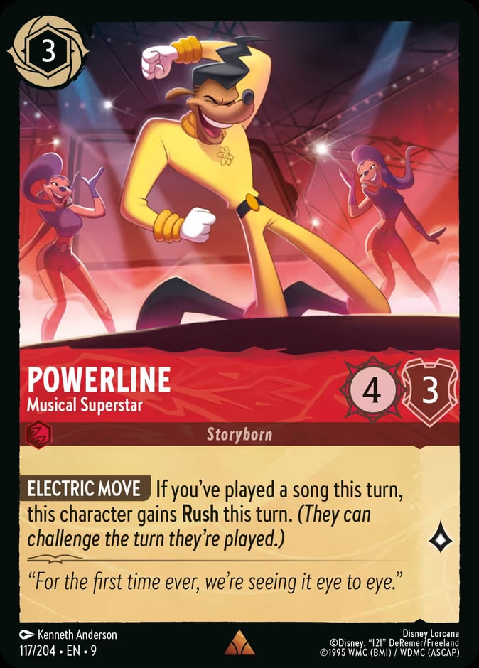 Fabled - 117 - Powerline - Musical Superstar - Rare