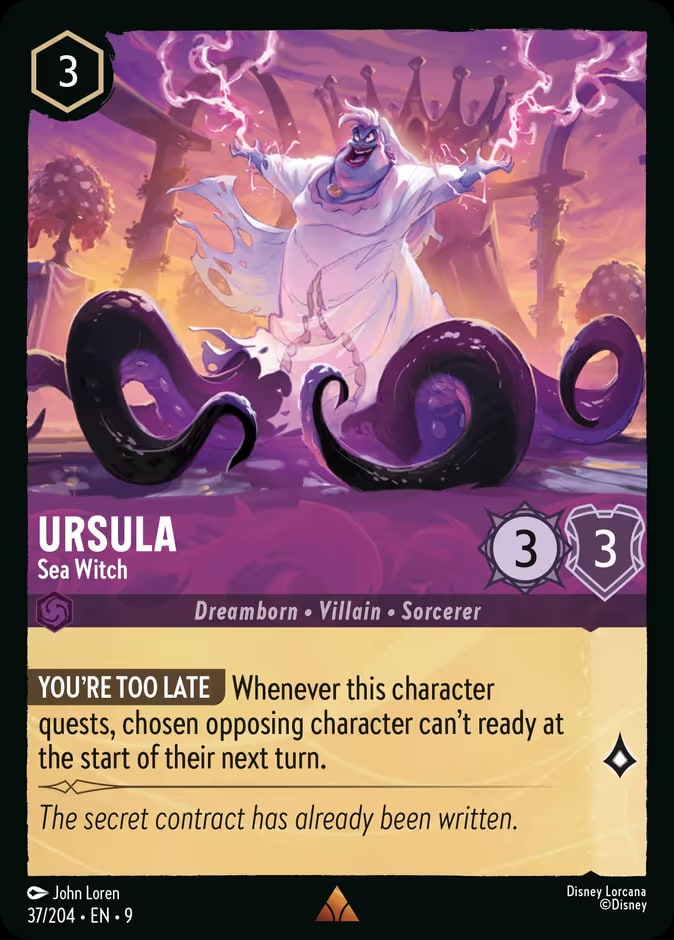 Fabled - 37 - Ursula - Sea Witch - Rare