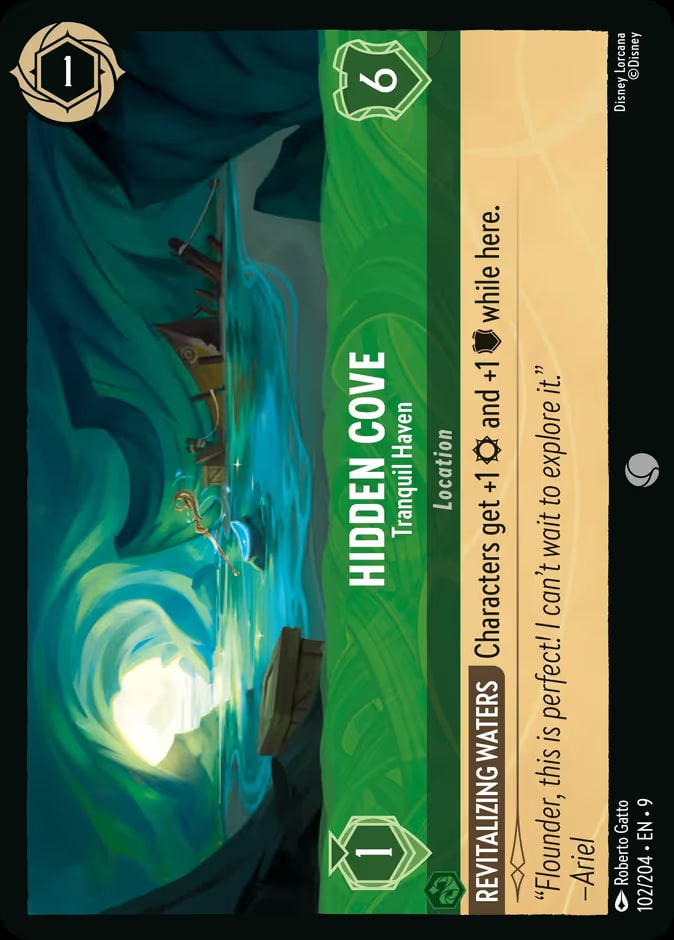 Fabled - 102 - Hidden Cove - Tranquil Haven - Common - Foil