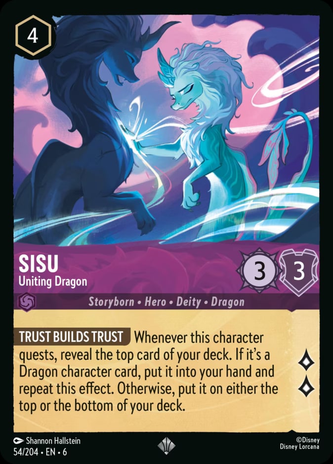 Azurite Sea - 54 - Sisu - Uniting Dragon - Super Rare