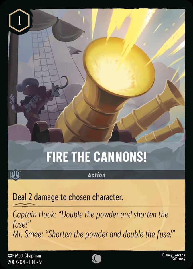 Fabled - 200 - Fire the Cannons! - Common - Foil