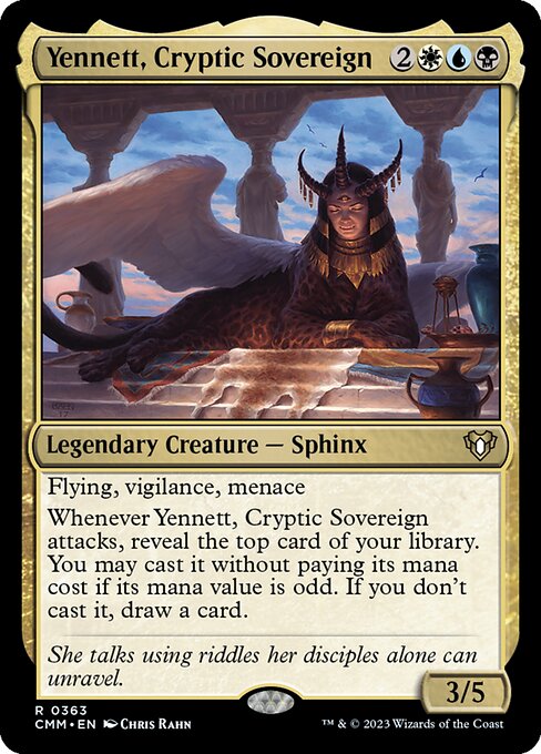 Commander Masters - 363 - Yennett, Cryptic Sovereign - Rare