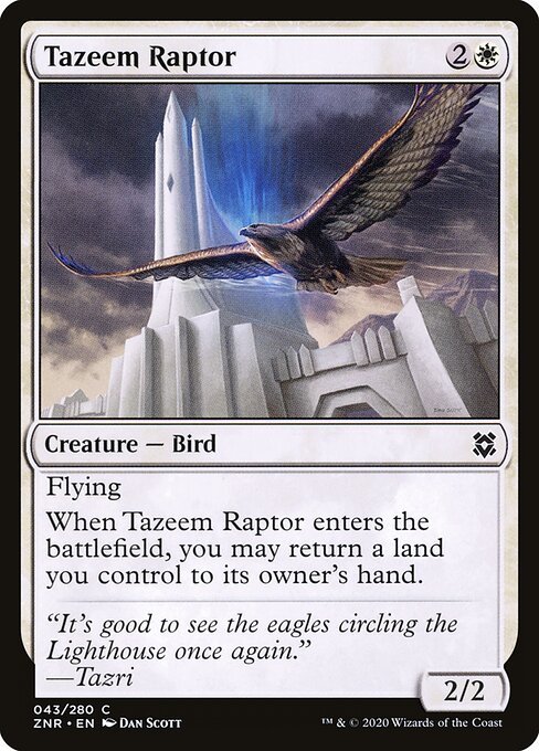 Zendikar Rising - 43 - Tazeem Raptor - Common
