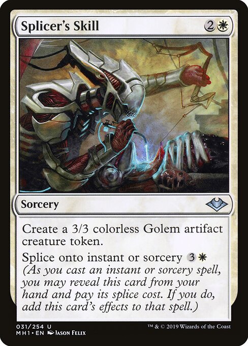 Modern Horizons - 31 - Splicer's Skill - Uncommon