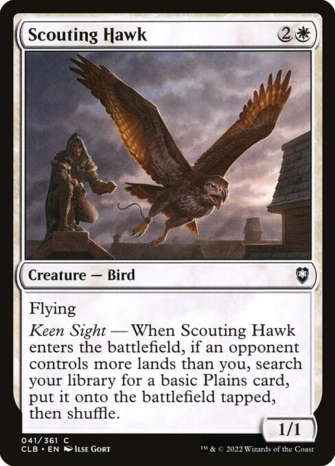 Commander Legends: Battle for Baldur's Gate - 41 - Scouting Hawk - Common