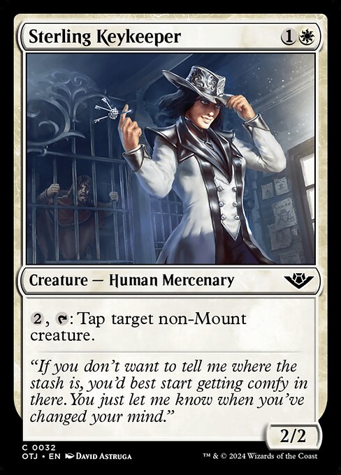 Outlaws of Thunder Junction - 32 - Sterling Keykeeper - Common