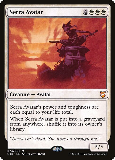Commander 2018 - 73 - Serra Avatar - Mythic