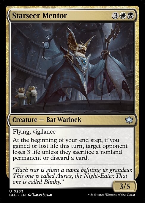 Bloomburrow - 233 - Starseer Mentor - Uncommon