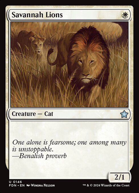 Foundations - 146 - Savannah Lions - Uncommon