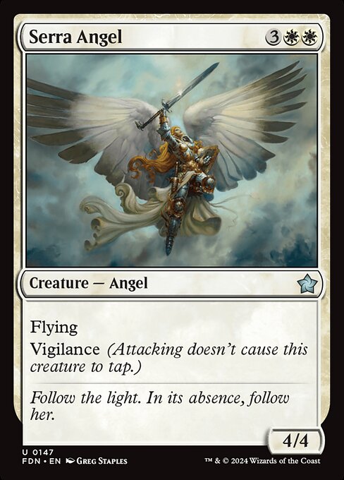 Foundations - 147 - Serra Angel - Uncommon